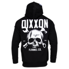 White Scalp Zip Up Hoodie - Black | Dixxon Flannel Co.
