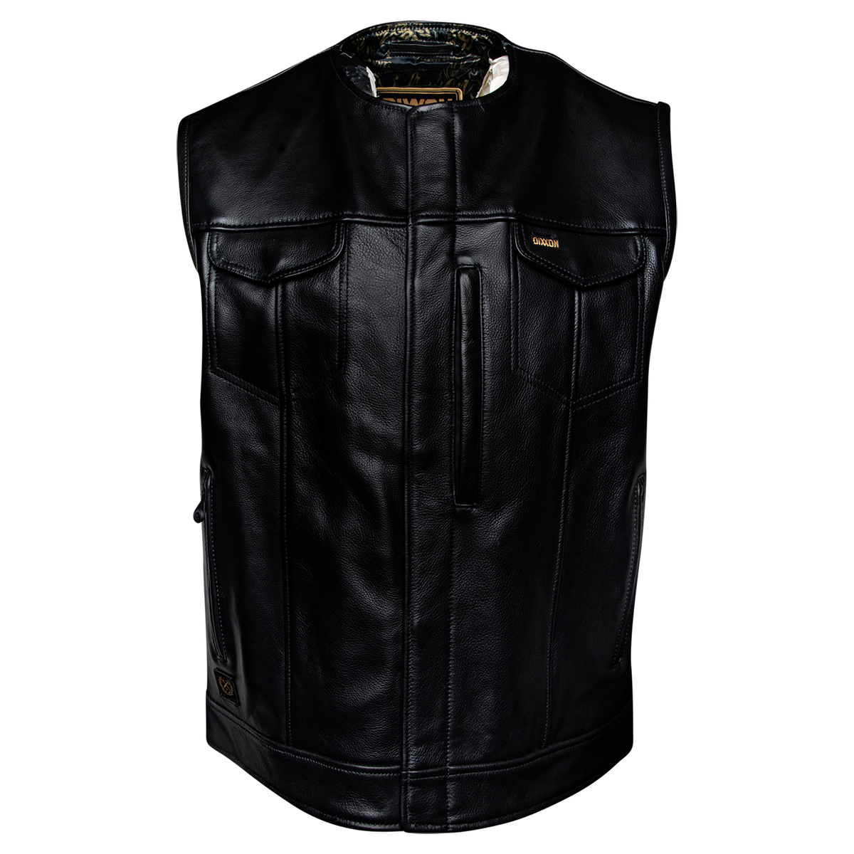 Walker Leather Vest - Black | Dixxon Flannel Co. – DIXXON UK