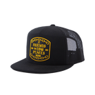 Low Places Chains Flat Bill Trucker Snapback - Black - Dixxon Flannel Co.