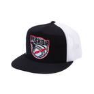 Strike First Flat Bill Trucker Snapback - Black & White | Dixxon Flannel Co.