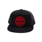 Corpo Red / Black Trucker Snapback - Black | Dixxon Flannel Co.