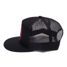 Corpo Red / Black Trucker Snapback - Black | Dixxon Flannel Co.