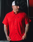 Black Polkacide Short Sleeve - Red - Dixxon Flannel Co.