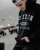 In the Streets Pullover Hoodie - Black - Dixxon Flannel Co.