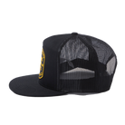 Low Places Chains Flat Bill Trucker Snapback - Black - Dixxon Flannel Co.