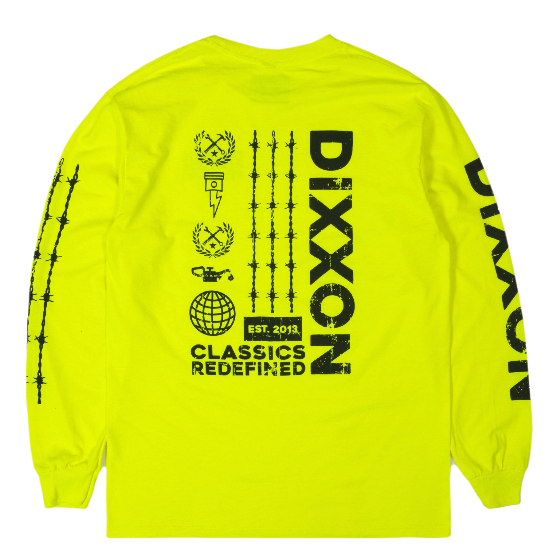 Brutal Long Sleeve T-Shirt - Yellow | Dixxon Flannel Co.
