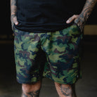 9" Gym Shorts - Green Camo - Dixxon Flannel Co.
