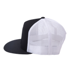 Class Flat Bill Trucker Snapback - Black & Gold - Dixxon Flannel Co.