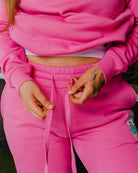 Women's Ocean Front Sweatpants - Pink - Dixxon Flannel Co.