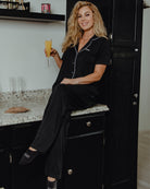 Women's Pyjama Pants - Black - Dixxon Flannel Co.