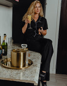 Women's Pyjama Pants - Black - Dixxon Flannel Co.