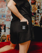 Women's Pyjama Shorts - Black - Dixxon Flannel Co.