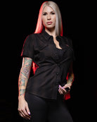 Women's Darkness Bamboo Short Sleeve - Dixxon Flannel Co.