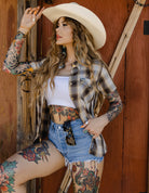 Women's Dodge City Bamboo Short Sleeve - Dixxon Flannel Co.