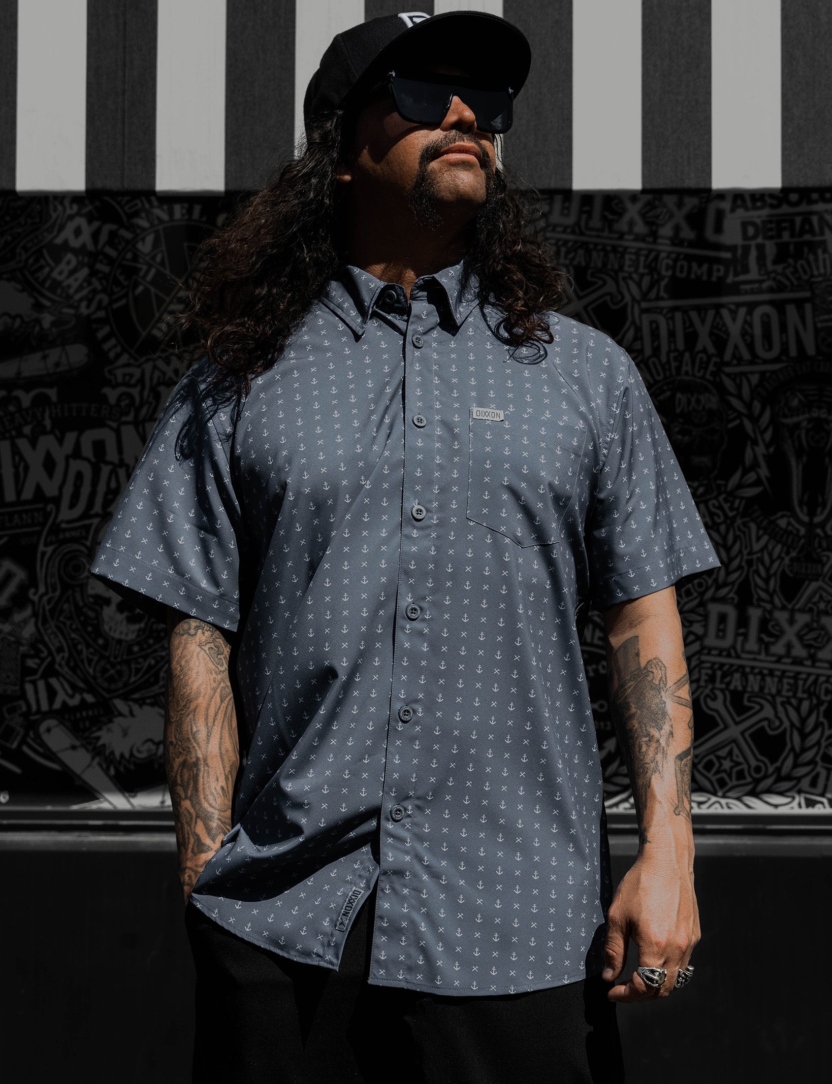 Salty Dog Party Shirt - Grey & White - Dixxon Flannel Co.