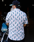 Voltage Party Shirt - Grey & Blue - Dixxon Flannel Co.