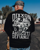White Absolute Defiance Crewneck Sweatshirt - Black | Dixxon Flannel Co.