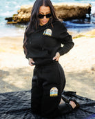 Women's Ocean Front Sweatpants - Black - Dixxon Flannel Co.