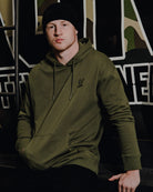 Black Crest Lightweight Pullover Hoodie - O.D Green - Dixxon Flannel Co.