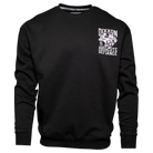 White Absolute Defiance Crewneck Sweatshirt - Black | Dixxon Flannel Co.