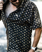 Bougie Short Sleeve - Black & Gold - Dixxon Flannel Co.