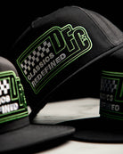 Classics Redefined Flat Bill Trucker Snapback - Black - Dixxon Flannel Co.