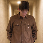 Men's Casper Suede Jacket - Brown - Dixxon Flannel Co.
