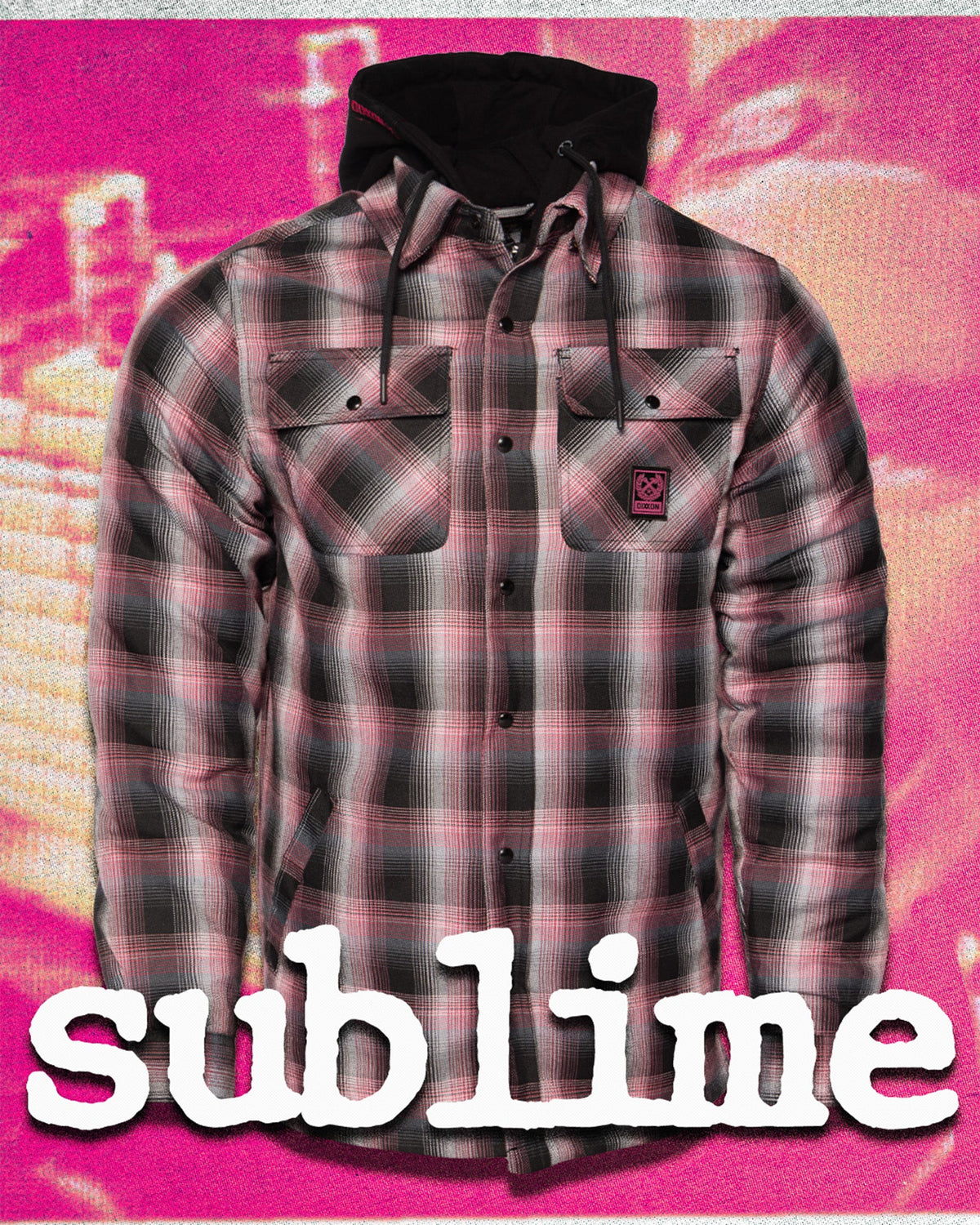 Sublime 'Robbin' the Hood' Hooded Flannel Jacket