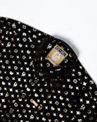 Bougie Short Sleeve - Black & Gold - Dixxon Flannel Co.