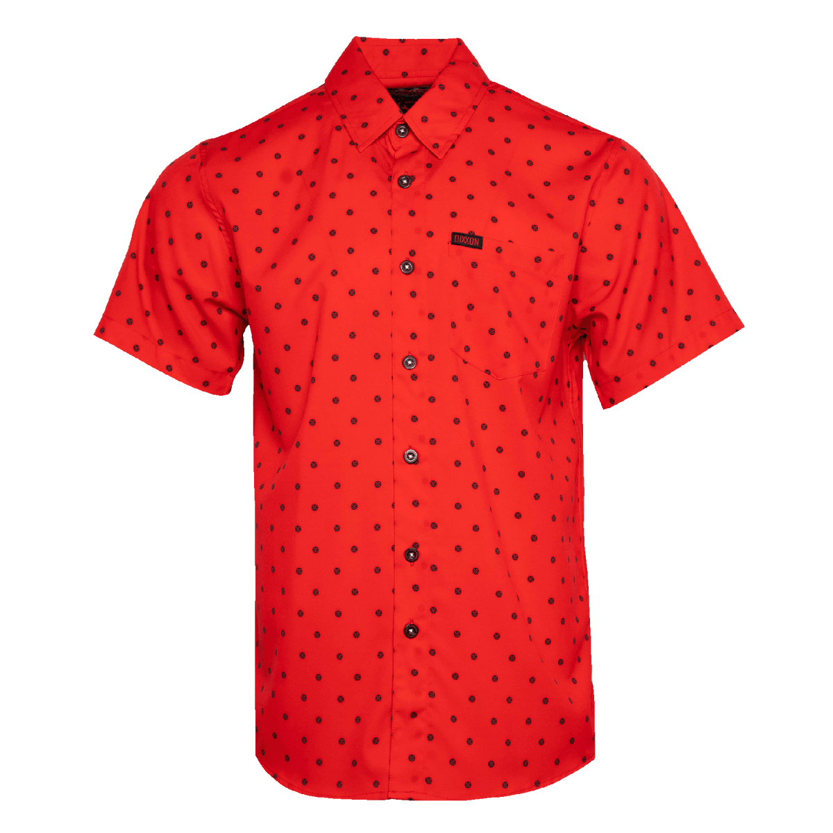 Black Polkacide Short Sleeve Red Dixxon Flannel Co