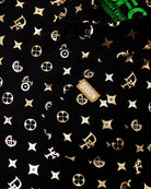 Youth Bougie Short Sleeve - Black & Gold - Dixxon Flannel Co.