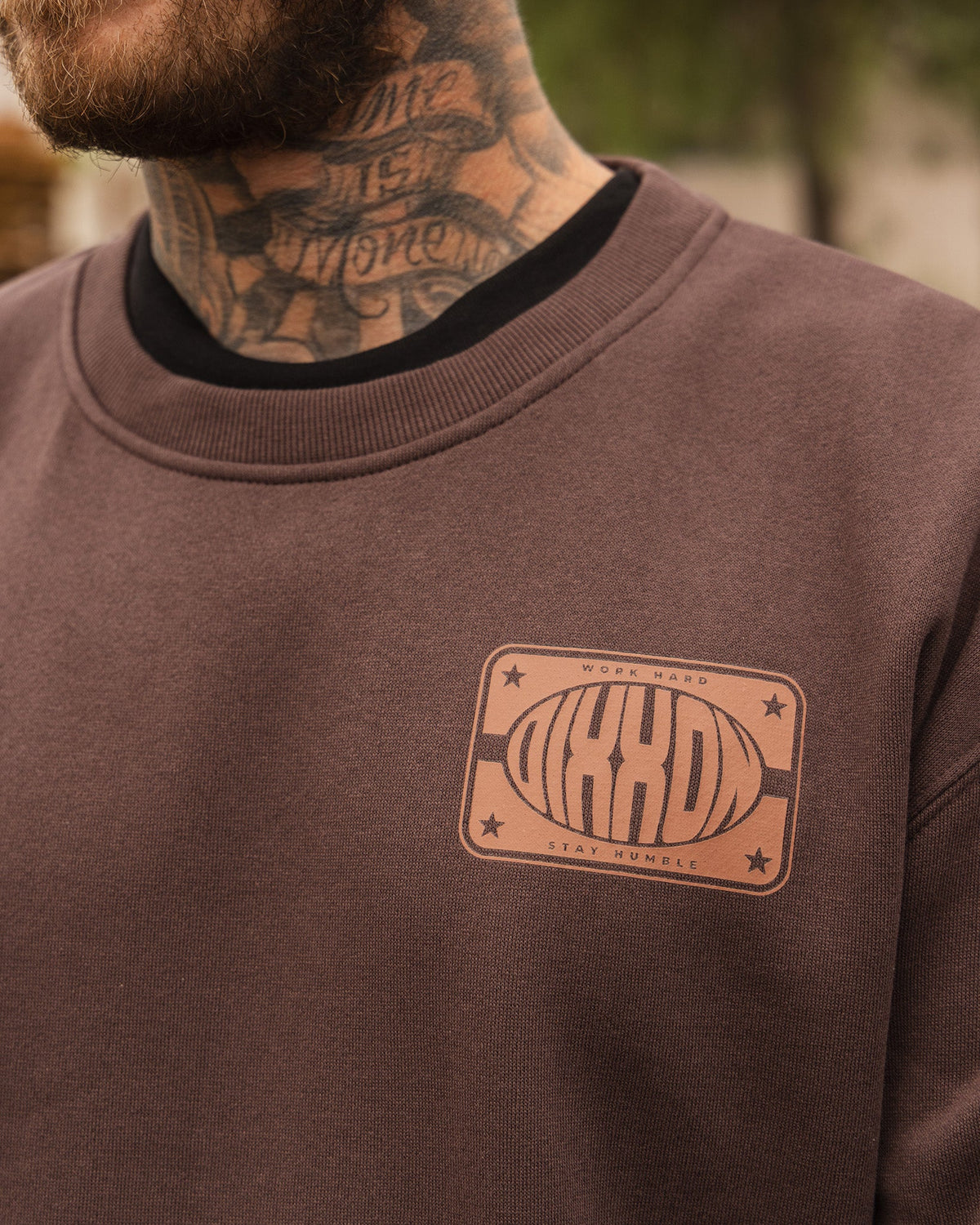 Black Self Made Crewneck Sweatshirt - O.D. Green - Dixxon Flannel Co.