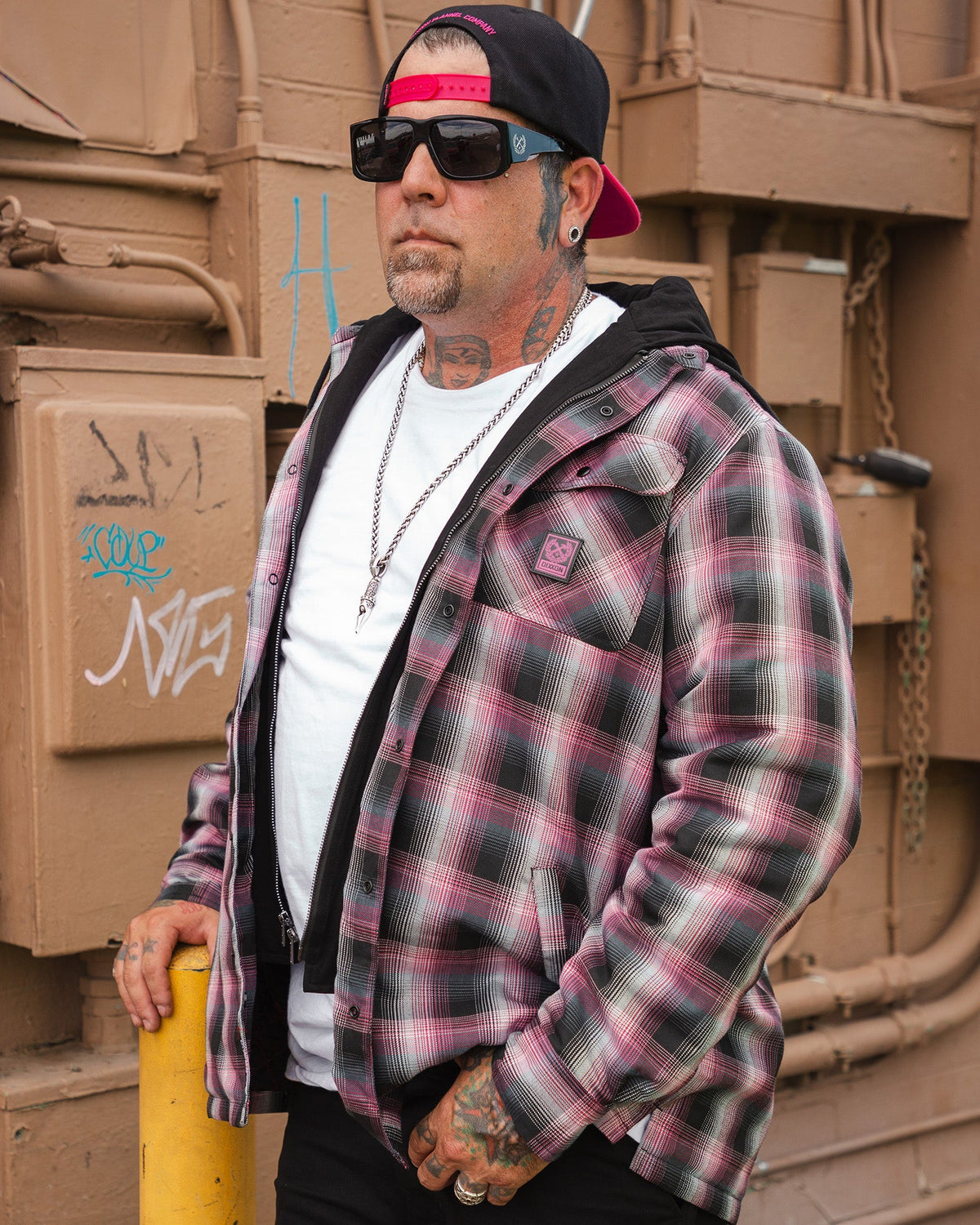 Sublime 'Robbin' the Hood' Hooded Flannel Jacket