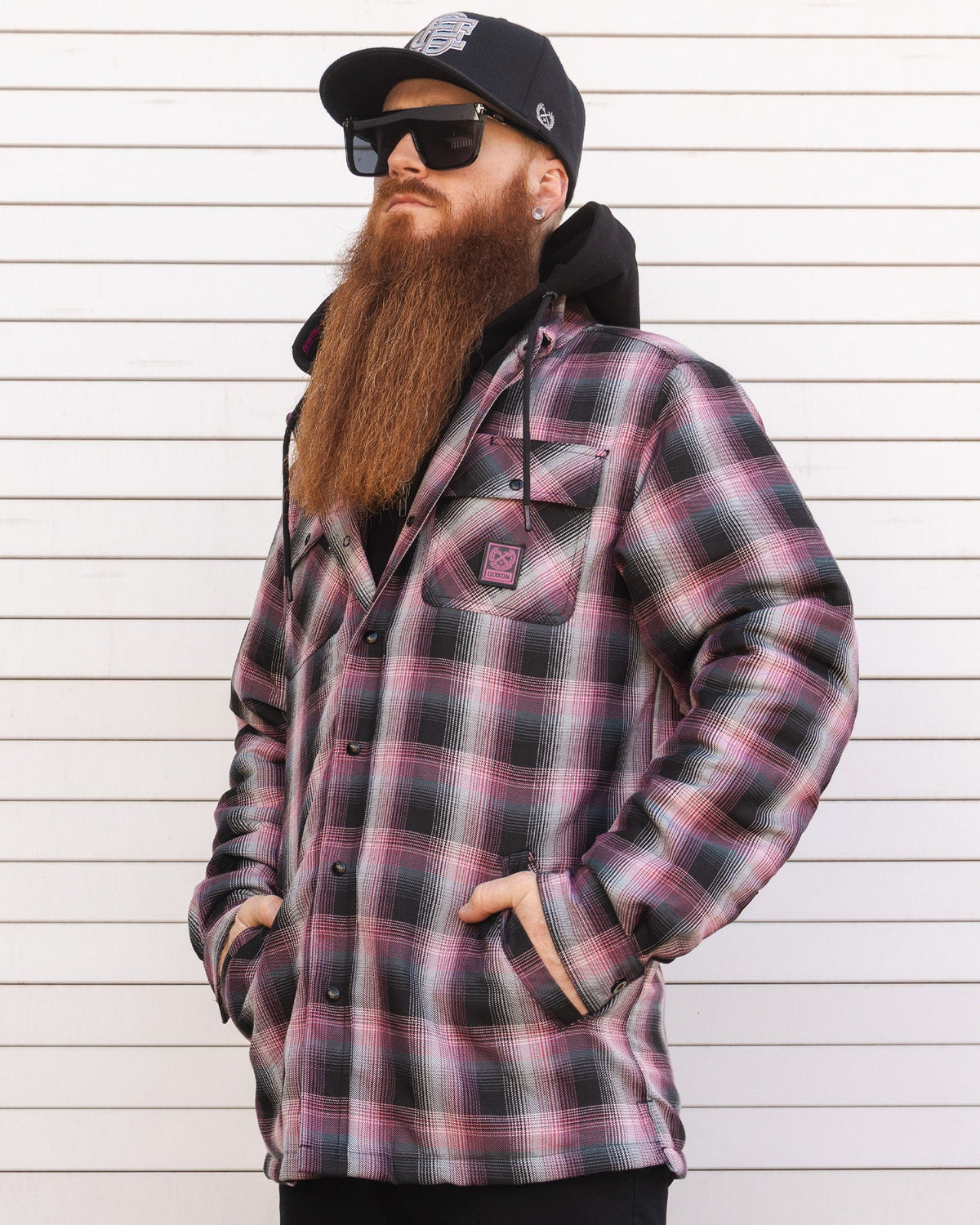 Sublime 'Robbin' the Hood' Hooded Flannel Jacket
