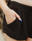 Women's Lounge Shorts - Black - Dixxon Flannel Co.