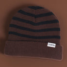 Dock Beanie - Brown Striped - Dixxon Flannel Co.