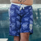 Live to Ride Boardshorts - Blue - Dixxon Flannel Co.