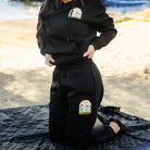 Women's Ocean Front Sweatpants - Black - Dixxon Flannel Co.