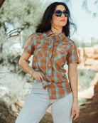 Women's The Frontier Bamboo Short Sleeve - Lasso - Dixxon Flannel Co.
