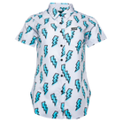 Women's Voltage Party Shirt - Grey & Blue - Dixxon Flannel Co.