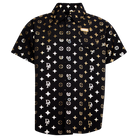 Youth Bougie Short Sleeve - Black & Gold - Dixxon Flannel Co.