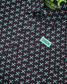 Youth Party Hammer Short Sleeve - Black & Aqua - Dixxon Flannel Co.