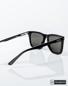 Anvil Sunglasses - Polished Black & Grey Polarized - Dixxon Flannel Co.