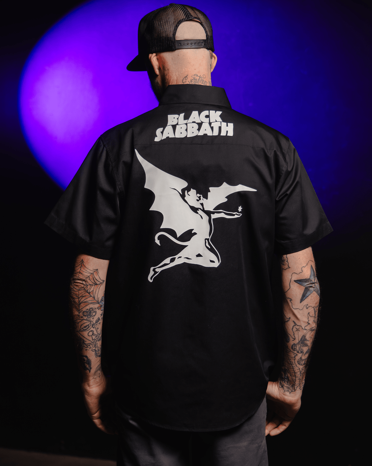 Black Sabbath WorkForce Short Sleeve Work Shirt - Black - Dixxon Flannel Co.