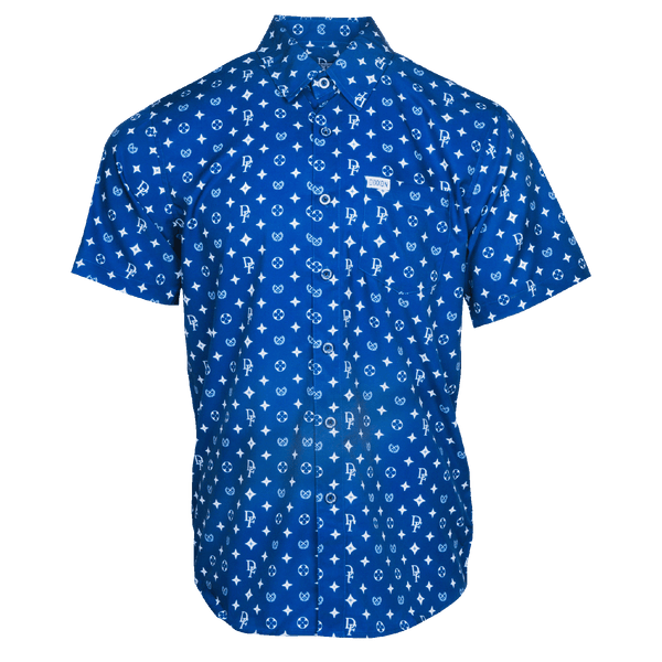 Bougie Short Sleeve - Blue & White | Dixxon Flannel Co. – DIXXON UK