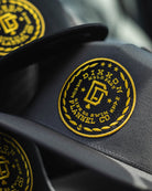 Class Flat Bill Trucker Snapback - Black & Gold - Dixxon Flannel Co.