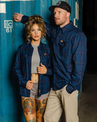 DDC + TRU (Draplin) Flannel - Never - Ending Navy - Dixxon Flannel Co.