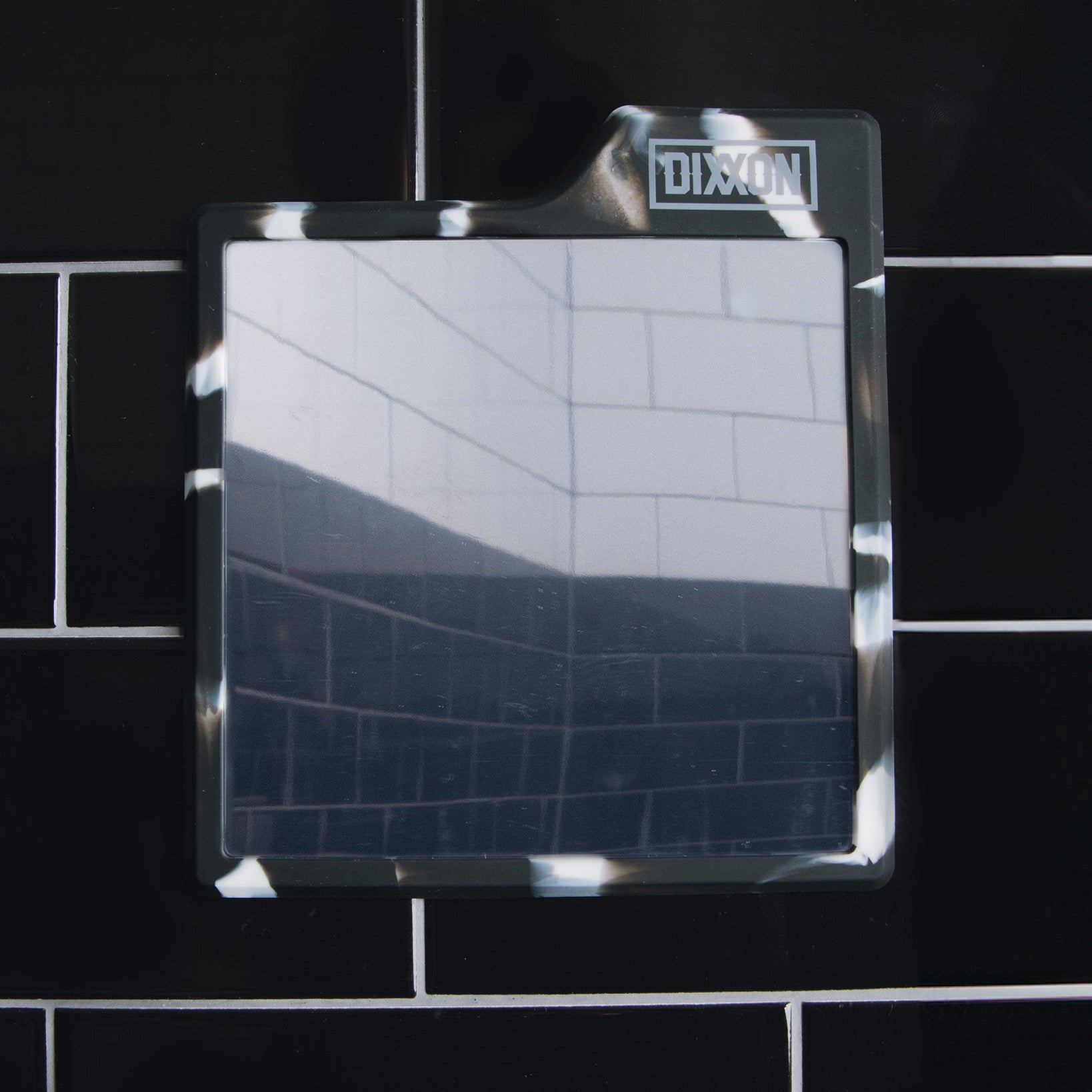 Dixxon Anti-Fog Adhesive Shower Mirror - Black Marble