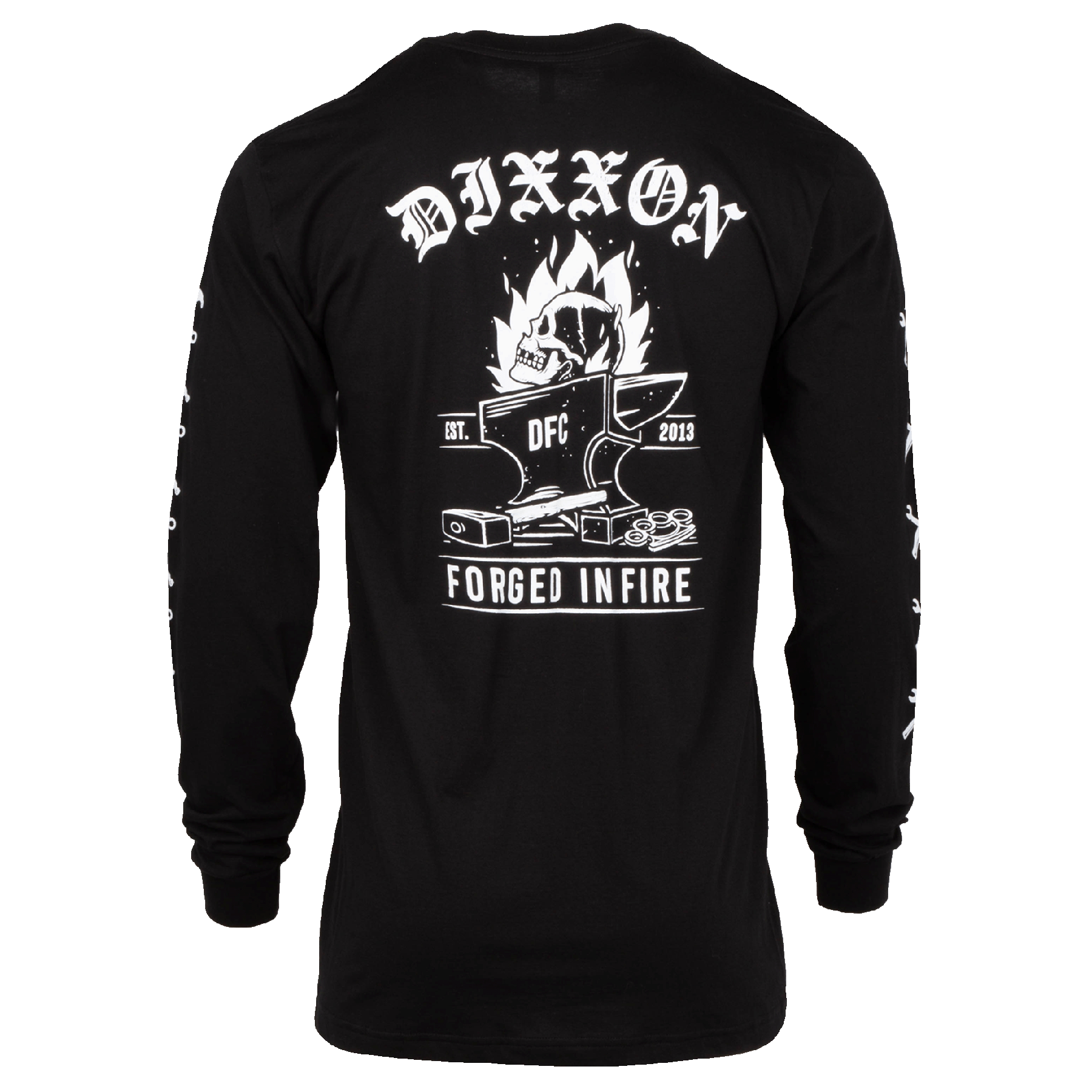 Forged Long Sleeve T-Shirt - Black & White - Dixxon Flannel Co.