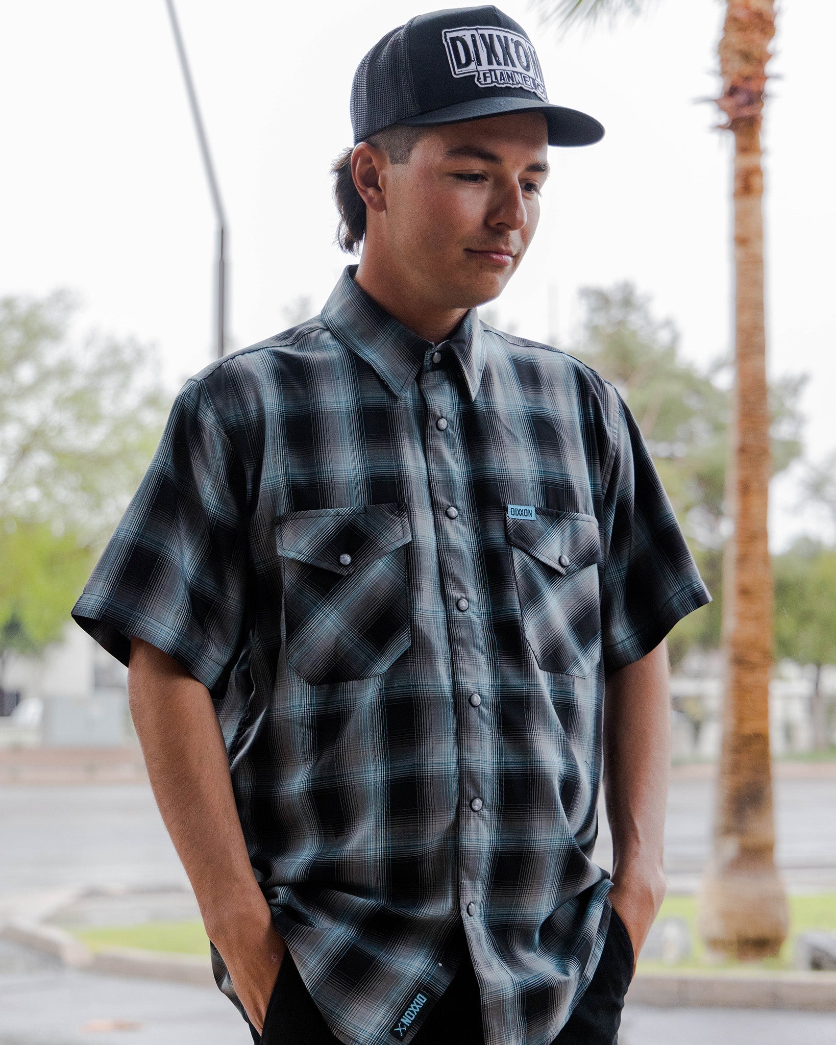 Morning Fog Bamboo Short Sleeve - Dixxon Flannel Co.